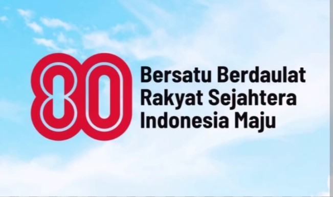Ilustrasi logo HUT ke-80 Republik Indonesia. [Int]